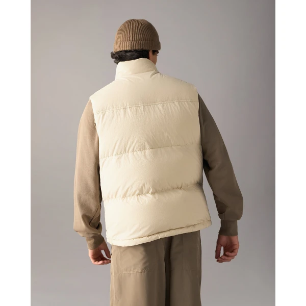 Moose Knuckles Everest Down Puffer Vest in Alabaster | Men Jackets | Luxury Shoes 