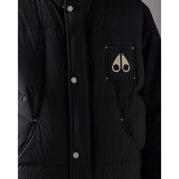 Moose Knuckles Everest Down Puffer Vest in Black | Men Jackets | Luxury Shoes 