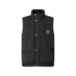Moose Knuckles Everest Down Puffer Vest in Black | Luxury Shoes 