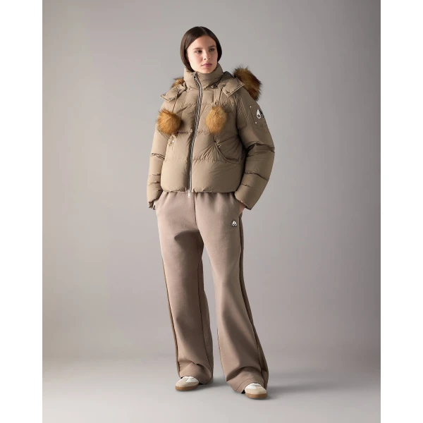 Moose Knuckles Everest Hooded Down Puffer in Ashen | Jackets | Luxury Shoes 