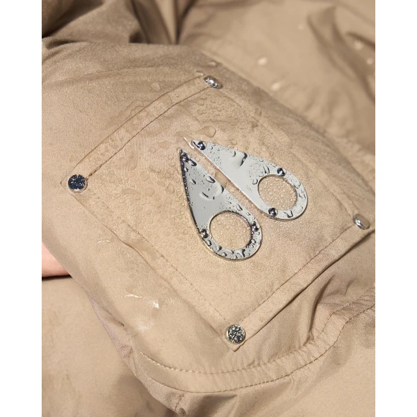 Moose Knuckles Everest Hooded Down Puffer in Ashen | Jackets | Luxury Shoes 