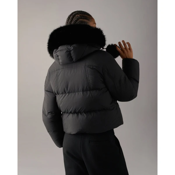 Moose Knuckles Everest Hooded Down Puffer in Black | Jackets | Luxury Shoes 