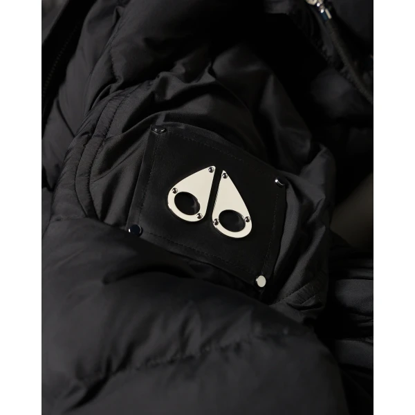 Moose Knuckles Everest Hooded Down Puffer in Black | Jackets | Luxury Shoes 