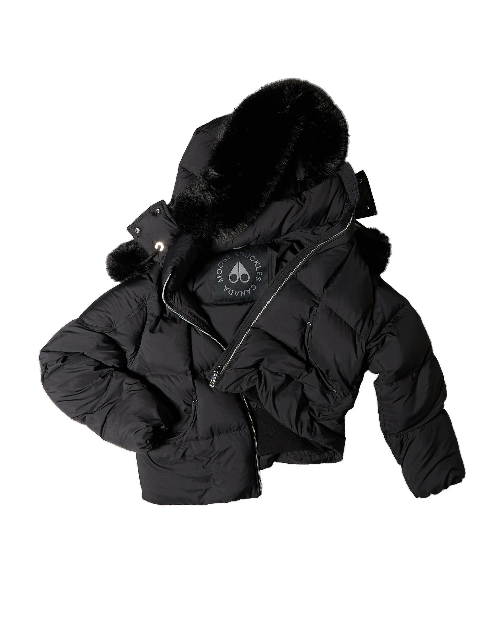 Moose Knuckles Everest Hooded Down Puffer in Black Moose Knuckles Everest Hooded Down Puffer in Black | Luxury Shoes