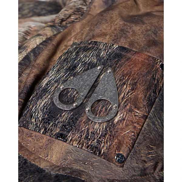 Moose Knuckles Everest Hooded Fur-Print Down Puffer in Wild and Gold | Jackets | Luxury Shoes 
