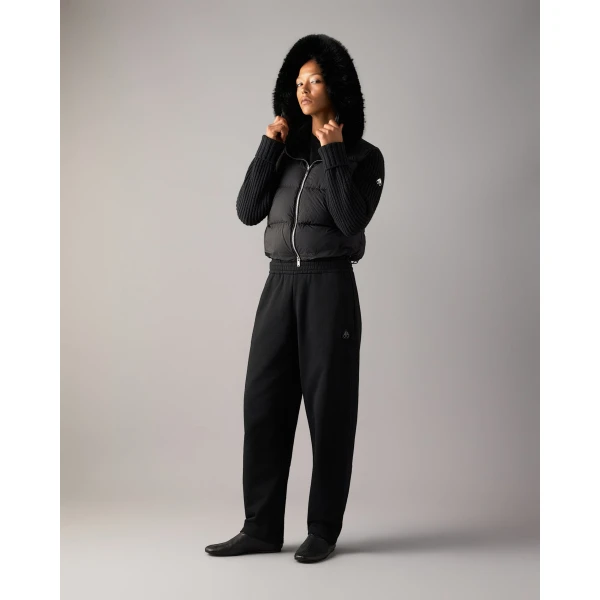 Moose Knuckles Everest Hybrid Down Jacket in Black | Jackets | Luxury Shoes 