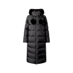 Moose Knuckles Everest Long Down Puffer in Black | Luxury Shoes 