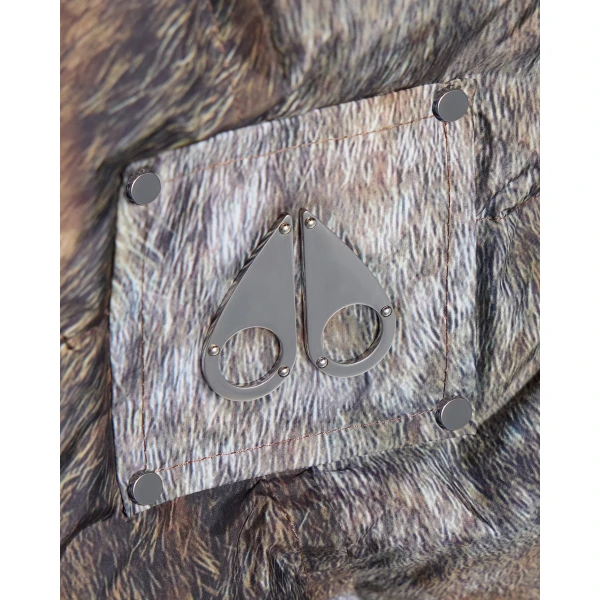 Moose Knuckles Everest Printed Down Puffer Vest in Wild | Vests | Luxury Shoes 