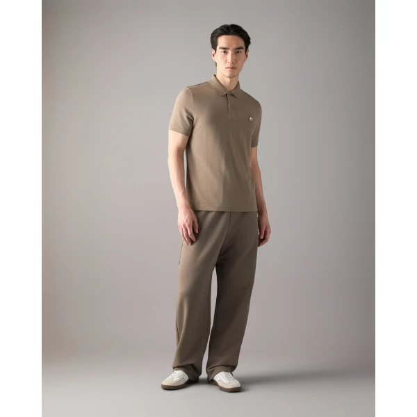 Moose Knuckles Everett Polo in Ashen | T-shirts & vests | Luxury Shoes 