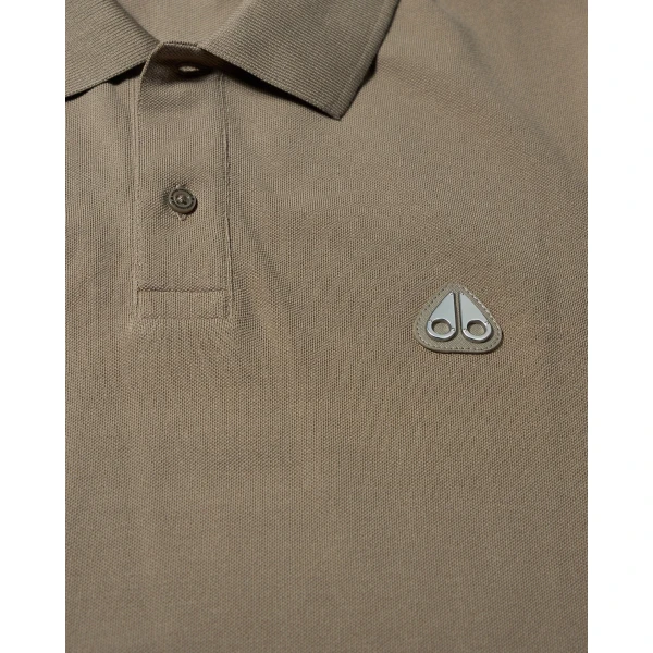 Moose Knuckles Everett Polo in Ashen | T-shirts & vests | Luxury Shoes 