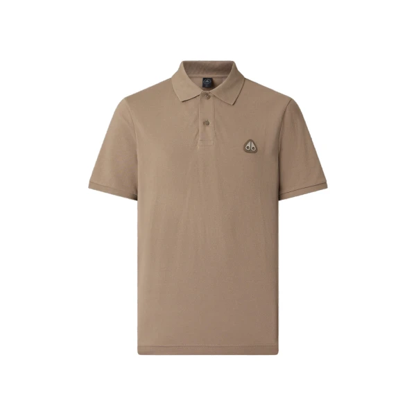 Moose Knuckles Everett Polo in Ashen | Luxury Shoes 