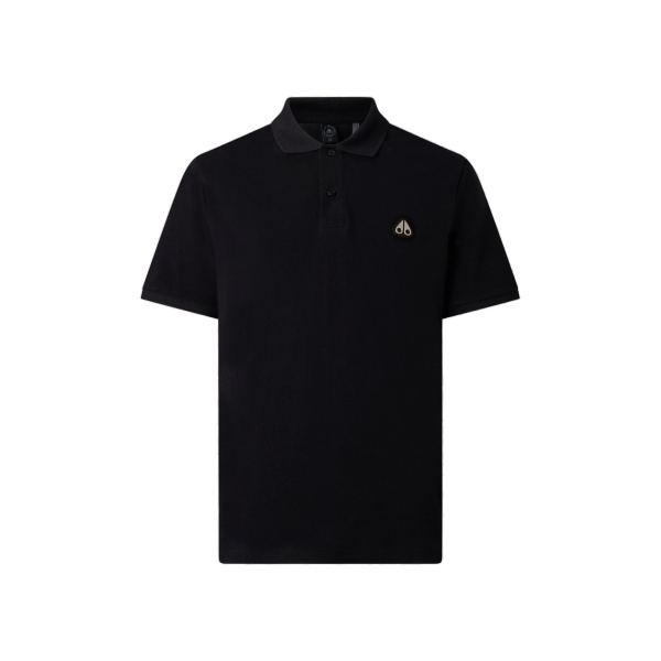 Moose Knuckles Everett Polo in Black | Luxury Shoes 