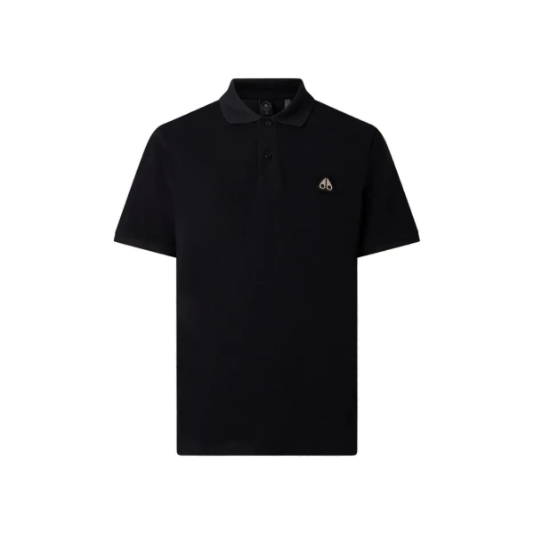 Moose Knuckles Everett Polo in Black | Luxury Shoes 