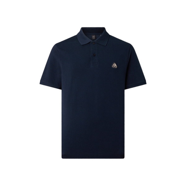 Moose Knuckles Everett Polo in Navy | Luxury Shoes 