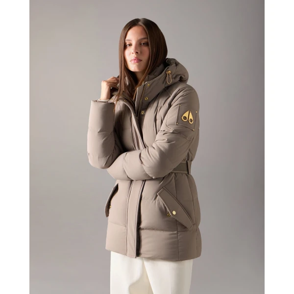 Moose Knuckles Gilded 3Q Down Jacket in Ashen and Bronze | Jackets | Luxury Shoes 