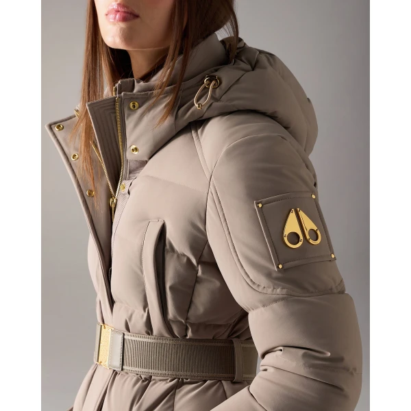 Moose Knuckles Gilded 3Q Down Jacket in Ashen and Bronze | Jackets | Luxury Shoes 