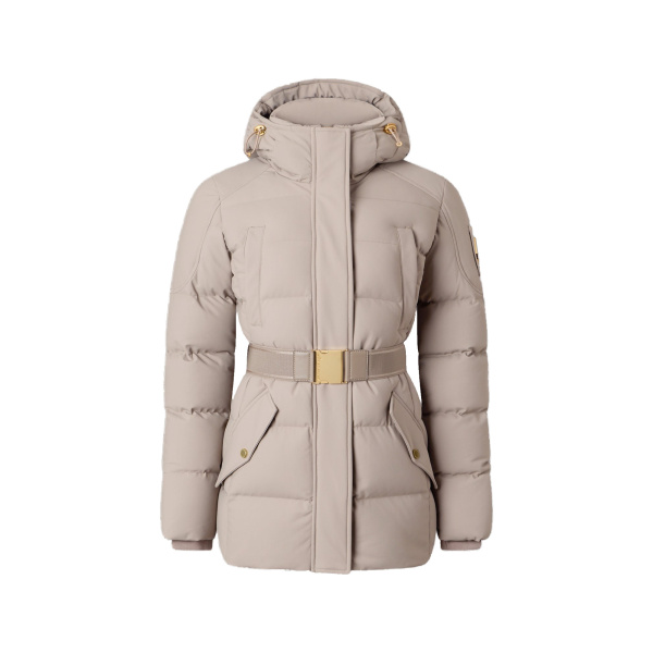 Moose Knuckles Gilded 3Q Down Jacket in Ashen and Bronze | Luxury Shoes 