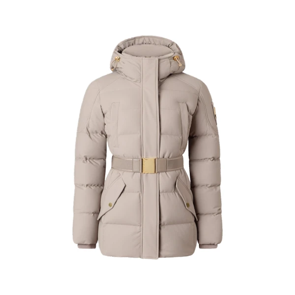 Moose Knuckles Gilded 3Q Down Jacket in Ashen and Bronze | Luxury Shoes 