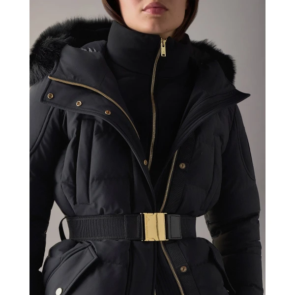 Moose Knuckles Gilded 3Q Down Jacket in Black | Jackets | Luxury Shoes 