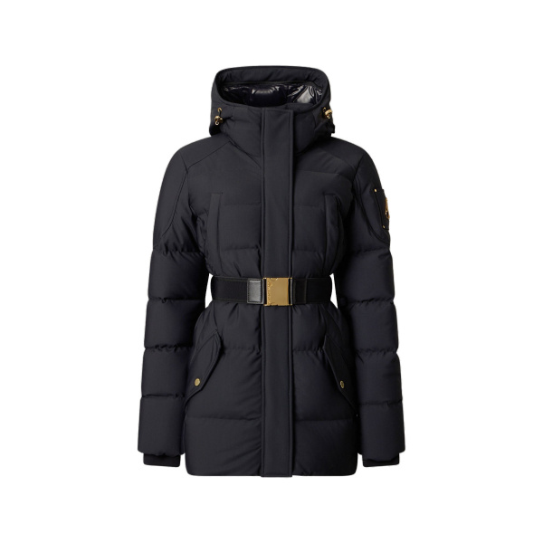 Moose Knuckles Gilded 3Q Down Jacket in Black | Luxury Shoes 