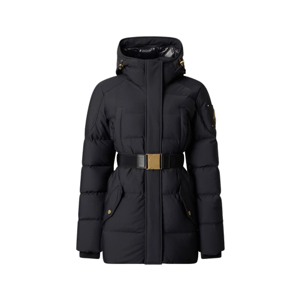 Moose Knuckles Gilded 3Q Down Jacket in Black | Luxury Shoes 