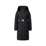 Moose Knuckles Gilded Long Down Parka in Black | Luxury Shoes 