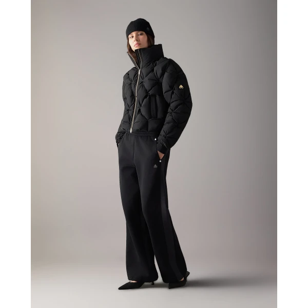 Moose Knuckles Glint Tufted Down Puffer in Black | Jackets | Luxury Shoes 