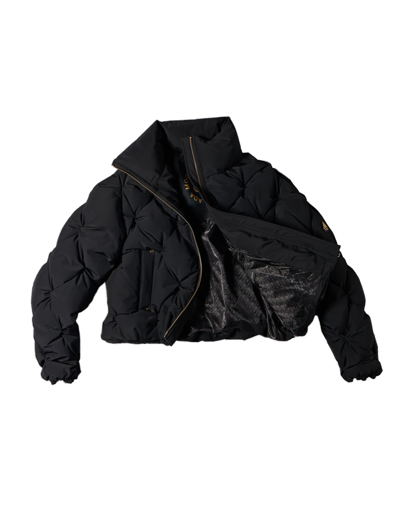 Moose Knuckles Glint Tufted Down Puffer in Black Moose Knuckles Glint Tufted Down Puffer in Black | Luxury Shoes
