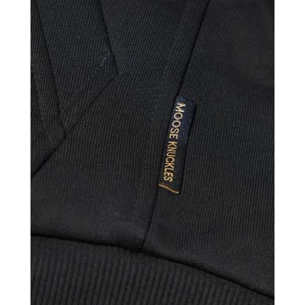 Moose Knuckles Gold Series Classic Bunny Hoodie in Black | Sweatshirts | Luxury Shoes 