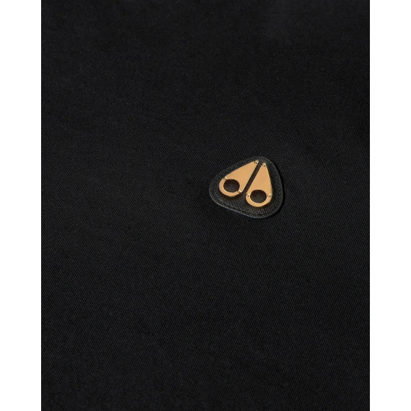 Moose Knuckles Gold Series Crescent T-Shirt in Black | T-shirts & vests | Luxury Shoes 