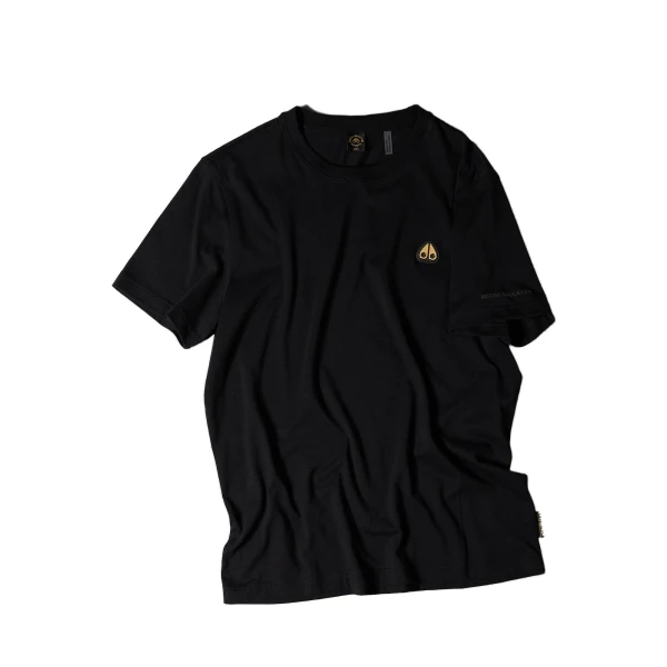 Gold Series Crescent T-Shirt in Black