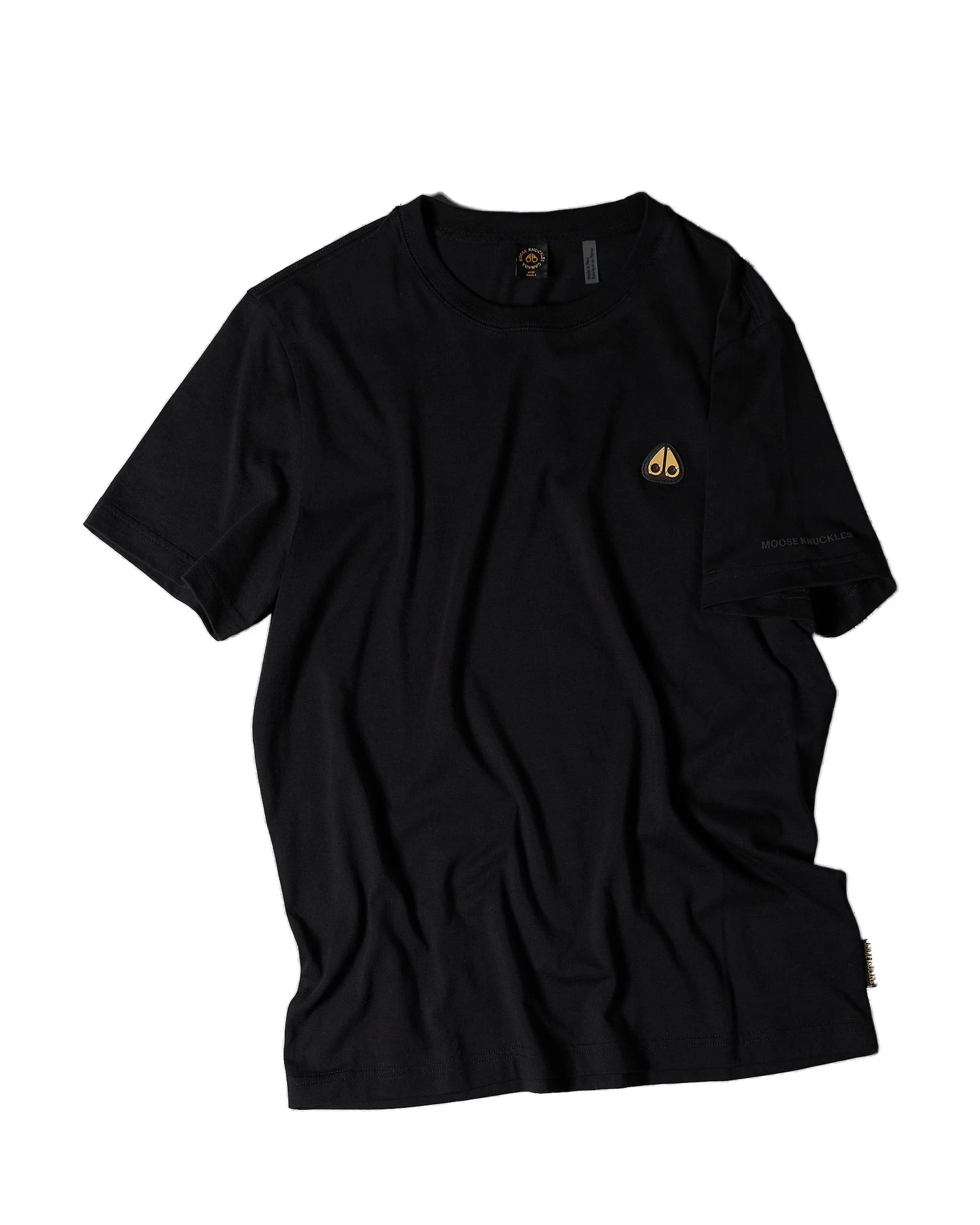 Moose Knuckles Gold Series Crescent T-Shirt in Black Moose Knuckles Gold Series Crescent T-Shirt in Black | Luxury Shoes