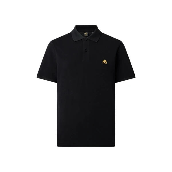 Moose Knuckles Gold Series Everett Polo in Black | Luxury Shoes 