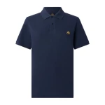 Moose Knuckles Gold Series Everett Polo in Navy | Luxury Shoes 