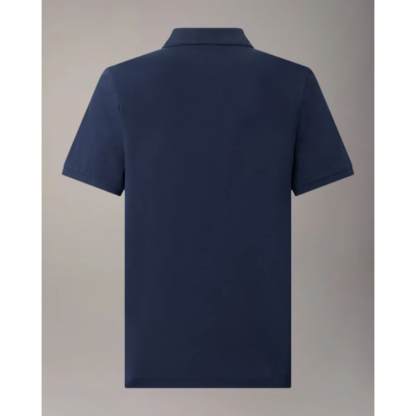Moose Knuckles Gold Series Everett Polo in Navy | T-shirts & vests | Luxury Shoes 