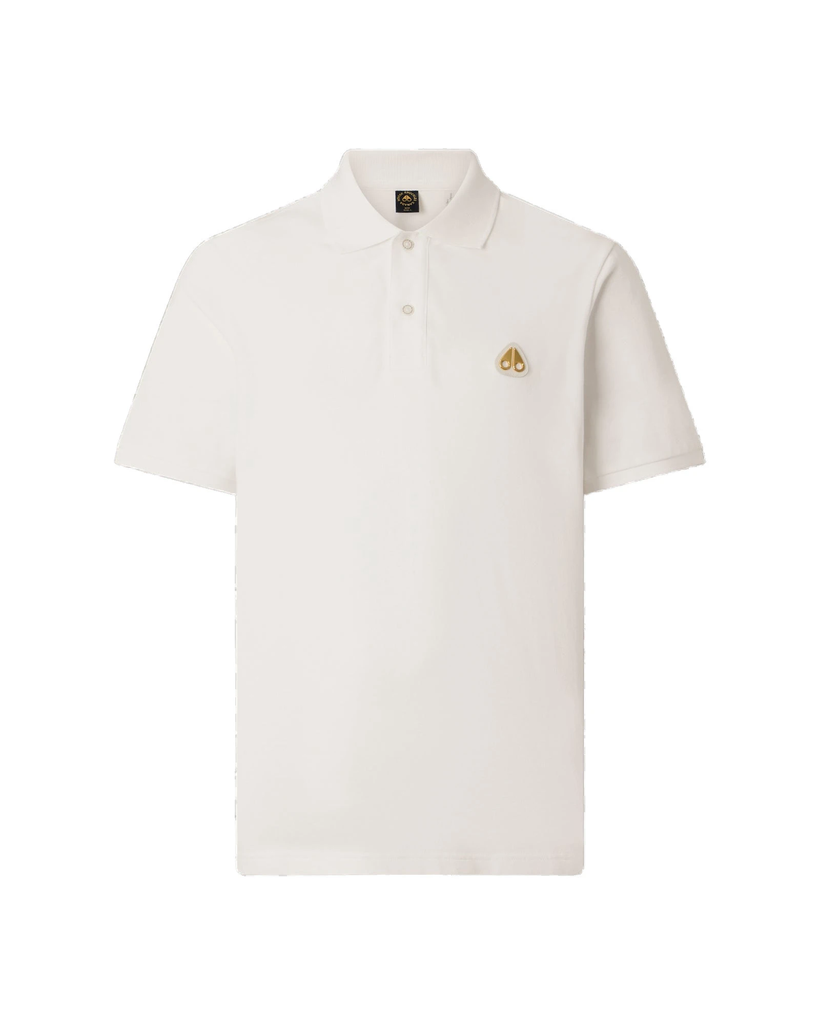 Moose Knuckles Gold Series Everett Polo in White Moose Knuckles Gold Series Everett Polo in White | Luxury Shoes