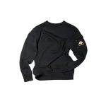 Moose Knuckles Gold Series Hartsfield Crewneck Sweatshirt in Black | Luxury Shoes 