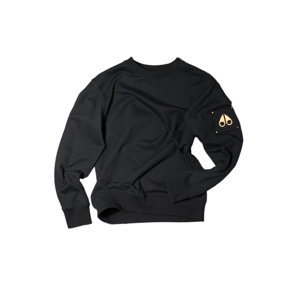 Gold Series Hartsfield Crewneck Sweatshirt in Black