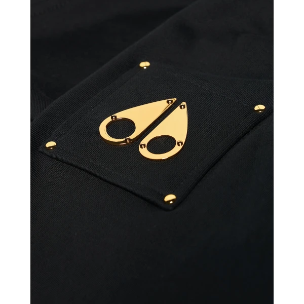 Moose Knuckles Gold Series Hartsfield Hoodie in Black | Sweatshirts | Luxury Shoes 