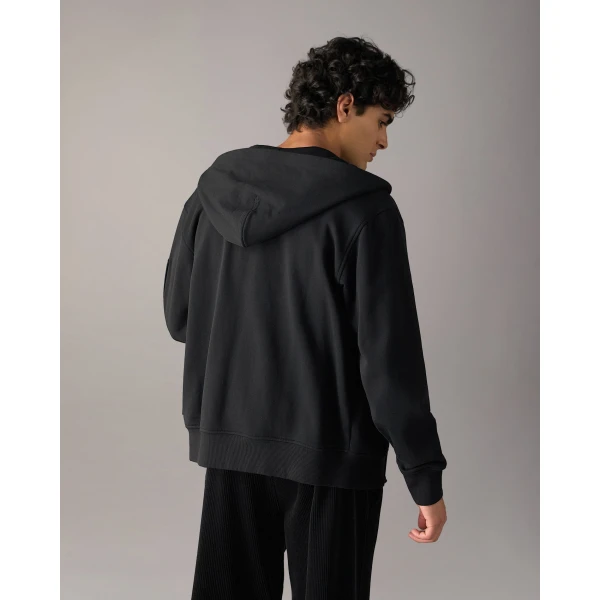 Moose Knuckles Gold Series Hartsfield Zip-Up Hoodie in Black | Sweatshirts | Luxury Shoes 