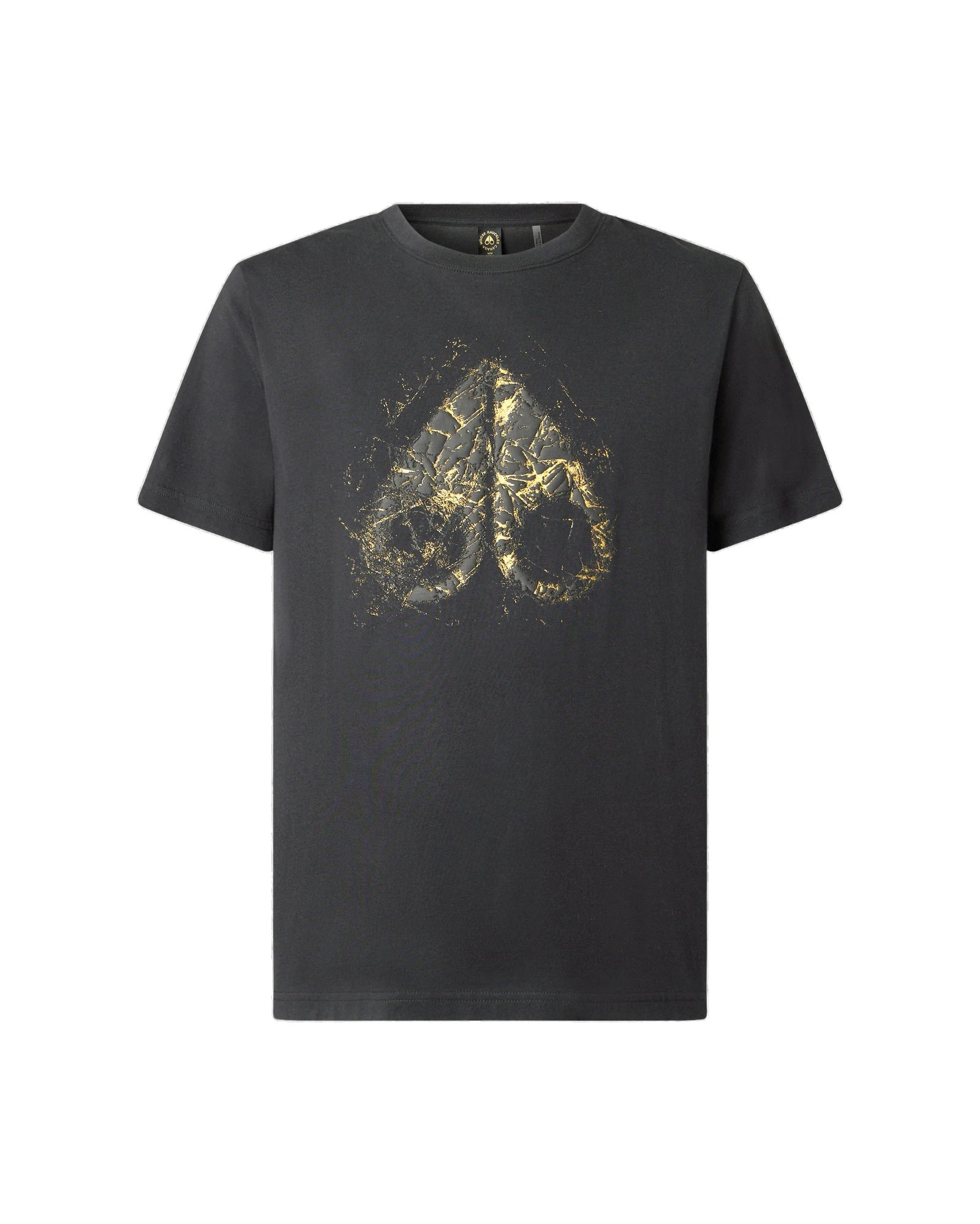 Moose Knuckles Gold Series Icebreak Logo T-Shirt in Black Moose Knuckles Gold Series Icebreak Logo T-Shirt in Black | Luxury Shoes