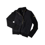 Moose Knuckles Gold Series Kamet Hybrid Down Jacket in Black | Luxury Shoes 
