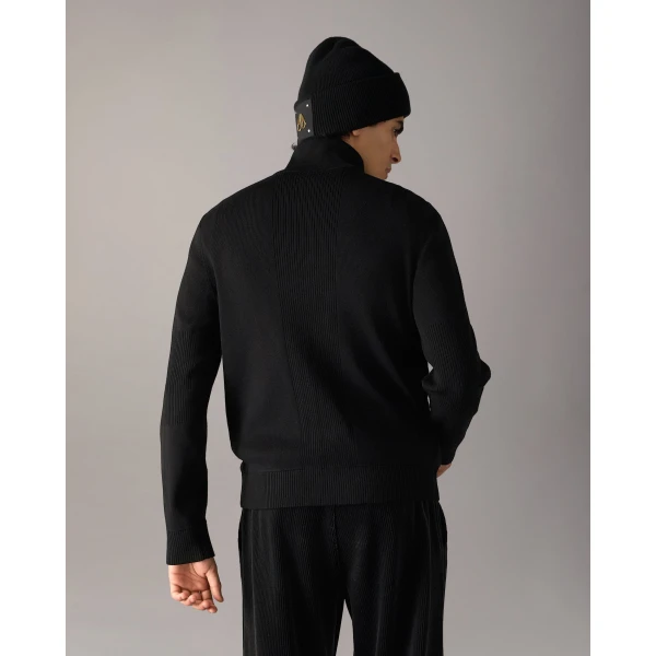 Moose Knuckles Gold Series Kamet Hybrid Down Jacket in Black | Men Jackets | Luxury Shoes 