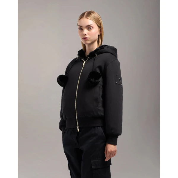 Moose Knuckles Gold Series Mealy Reversible Bunny in Black | Long Sleeve | Luxury Shoes 