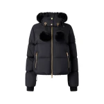 Moose Knuckles Gold Series Misti Down Puffer in Black | Luxury Shoes 