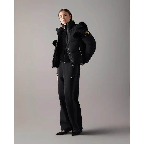 Moose Knuckles Gold Series Misti Down Puffer in Black | Jackets | Luxury Shoes 