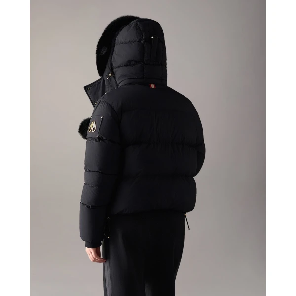 Moose Knuckles Gold Series Misti Down Puffer in Black | Jackets | Luxury Shoes 