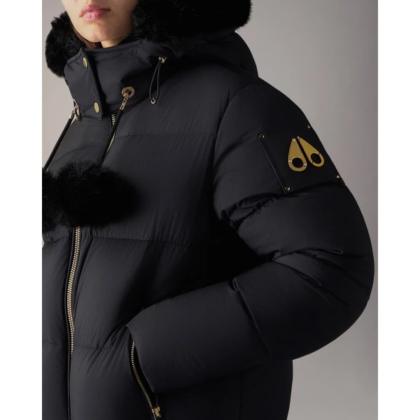 Moose Knuckles Gold Series Misti Down Puffer in Black | Jackets | Luxury Shoes 