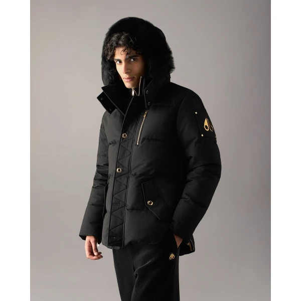 Moose Knuckles Gold Series Original 3Q Down Jacket in Black | Men Jackets | Luxury Shoes 