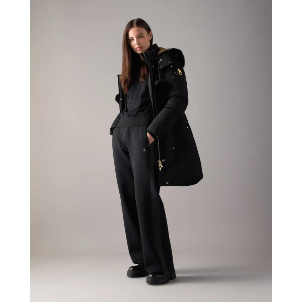 Moose Knuckles Gold Series Original Stirling Down Parka in Black | Coats | Luxury Shoes 